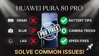 Huawei Pura 80 Pro &ndash; Top Tips, Tricks & Fixes for Common Problems