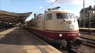 Eines der letzten Male: 103 235-8 in Mainz
