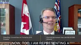 Fin Donnelly, MLA Speaking to the Standing Committee on Fisheries and Oceans