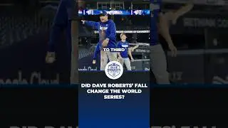 Did Dave Roberts&rsquo; Fall Change the World Series? #losangeles #dodgers #mlb #trendingreels