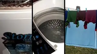 Laundry Routine//How To Use Automatic washing Machine Manually!