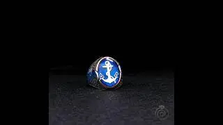 Custom Made Signet Ring Engraved Personalized Letters Men Jewelry