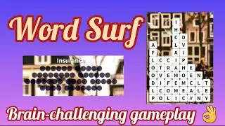 WORD SURF LEVEL 51 TO 60 | Brain-challenging gameplay