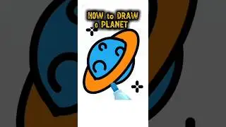 How to draw a planet | drawing #shorts