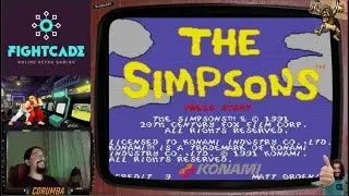 The Simpsons Arcade | Fightcade com a galera Sexta-Retro | Corumba games | Konami