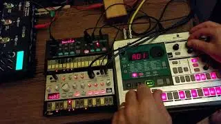Electribe ES1 with Korg Volcas