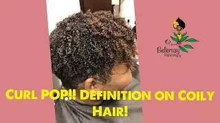 Curl Definition on Coily Hair (Type 4 Curls)- Wash & Go