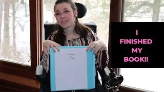 I finished writing my book  book progress update 📚