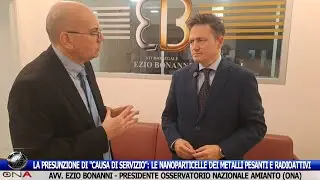 PRESUNZIONE CAUSA DI SERVIZIO: NANOPARTICELLE METALLI PESANTI E RADIOATTIVI - AVV. E. BONANNI (ONA)