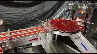 High speed cap lining machine, cap wadding machine, wad inserting machine #capliningmachine