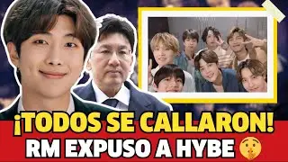 BTS vs HYBE &iquest;por qu&eacute; RM habl&oacute; en vivo y dej&oacute; a todos en shock?