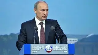 Vladimir Putin. St Petersburg International Economic Forum