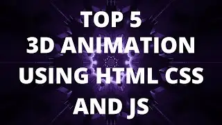 Top 5 Animation in HTML CSS and  JS #shorts