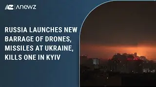 Russia launches new barrage of drones, missiles at Ukraine, kills one in Kyiv