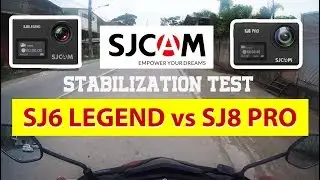 SJCAM VIDEO STABILIZATION TEST (SJ6 LEGEND vs. SJ8 PRO)