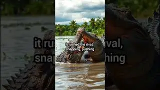 Crocodile Ignores Easy Prey to Attack a Rival | Shocking Wildlife Behavior