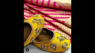 beautiful khussa wearing in Mahndi mayo ubtn#nice collection #shorts /@malik zadi's fashion world