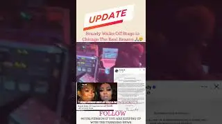 Brandy Walks off Stage in Chicago The Real Reason 🙏🏽😢