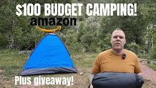 $100 BUDGET CAMPING! | AMAZON Edition