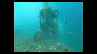 #Wire saw Underwater 30m #Cutting By TD @PST We Are Precise, We Have Solutions For YOU