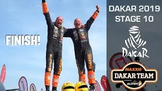 FINISH final stage Dakar 2019 The Beast Tim and Tom Coronel