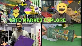 Kite Market Main Mila No.1 Patangbaaz #vlog #souravjoshi #kite #kitefestival #flyingbeast #bbkivines