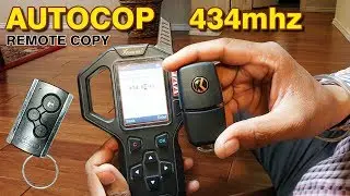 Autocop 434mhz Remote Clonning using VVDI
