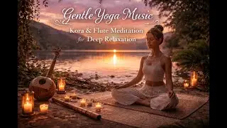gentle yoga music Kora and flute meditation for deep relaxation. #GentleYogaMusic#YogaRelaxation