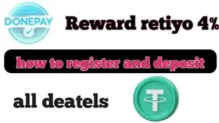 How to register in donepay // donepay // donepay me deposit kese kre donepay ||  #incoinpay#hkpay
