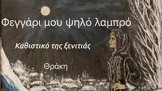 Φεγγάρι μου ψηλό λαμπρό - Δόμνα Μέγγα - Θρακιώτικα - Feggari mou psilo - Domna Megga - Thracian folk
