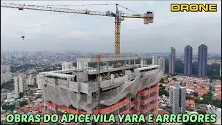 Drone em Osasco: Obras do Ápice Vila Yara e arredores - Grande São Paulo