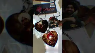 Personalized Wooden Keyring | Heart, Round & Square 💖