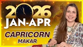 ♑ 2026 Jan - Apr Capricorn (Makar) Horoscope | मकर राशि जनवरी - अप्रैल 2026 राशिफल | Tarot Reading