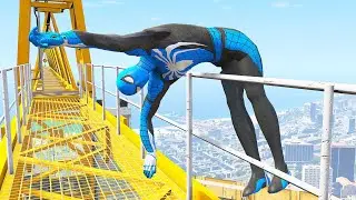 Spiderman Blue Funny Ragdoll Pizza FallS