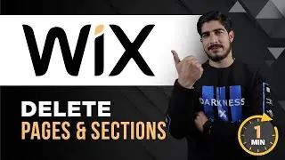 How To Delete A Page On Wix Website 2025 | Wix Delete Page | Wix Remove Section