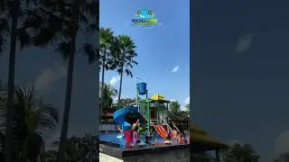 Fresh swimming pool at Kemenuh Waterpark 💦