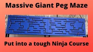 11 obstacles with a peg maze in the middle. INSANE BRUTALNESS