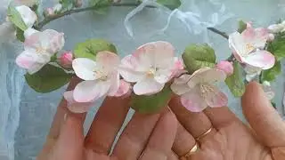 Rustic flower girl crown, mommy and me halo set