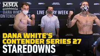 DWCS Season 4 Week 1 Weigh-In Staredowns - MMA Fighting