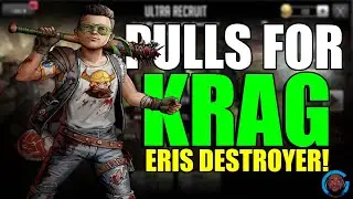 TWD RTS: Pulls for KRAG! FINALLY AN ERIS COUNTER! The Walking Dead Road to Survival