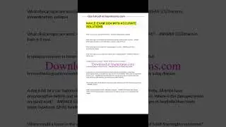 NAVLE EXAM 2024 WITH ACCURATE SOLUTIONS