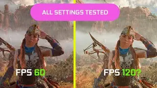 Horizon Forbidden West | RTX 3080 - ALL SETTINGS TESTED #horizonforbiddenwest