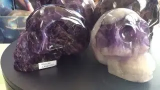 Enjoy the World's Finest Amethyst crystal skulls from Master Carver, Leandro de Souza.