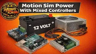 Motion Simulator Using IBT 2 And Sabretooth 2 x 32 Controllers 4DOF
