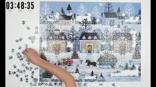 Jane Wooster Scott | 1000 Piece Holiday Sleigh Ride by Mattel | Real Time Assembly