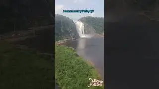 Montmorency Fall, Quebec City, QC Canada #shorts #nature #waterfall