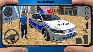 Volkswagen Passat T&uuml;rk Polis Arabası S&uuml;r&uuml;ş Oyunu - Devriye T&uuml;rk Polis Oyunu #13 - Android GamePlay