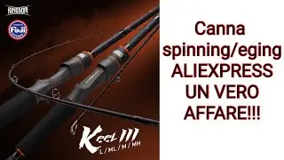 Canna da spinning/eging Aliexpress: Kingndom fortitude keel III. Un vero affare!