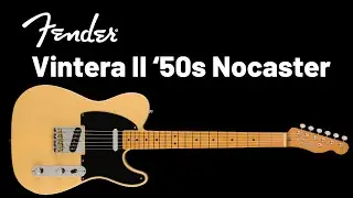 Fender Vintera Il '50s Nocaster Electric Guitar - Blackguard Blonde
