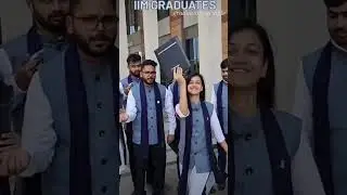 IIM|Graduate|🔥❤#iim#graduation#campus#tour#vlog#cat2024#motivation#strategy#view#college#shorts#reel